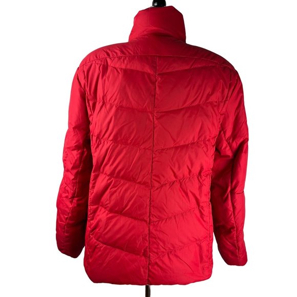 Land's End Red Puffy Down Jacket, Women's Size XL, 18-20 - Picture 8 of 16